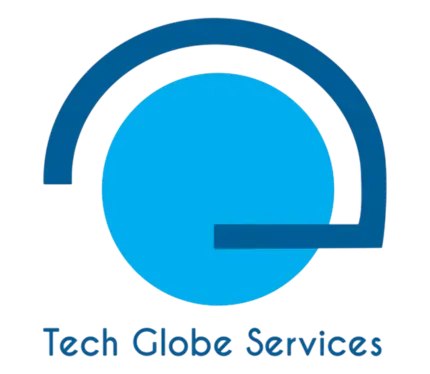 tech globe service logo